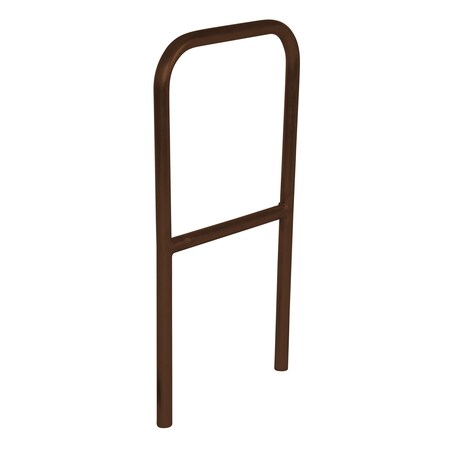 Vestil ALUMINUM PIPE SAFETY RAILING 24IN LONG-BROWN ADKR-2-BN